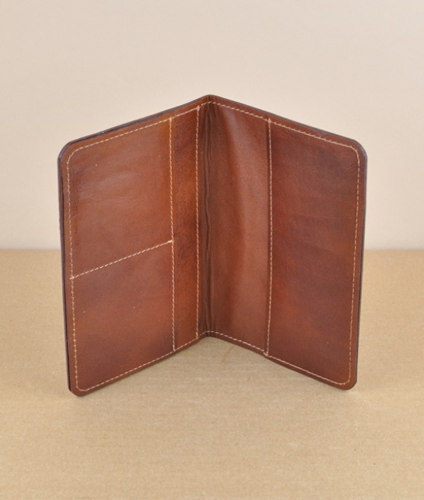 Stamford hand made leather passport holder