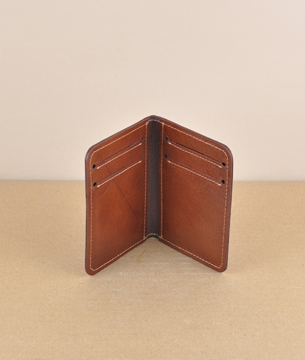 Stamford hand made leather card-holder wallet