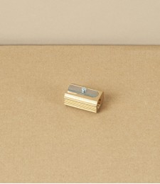 Cast Brass Single Pencil Sharpener