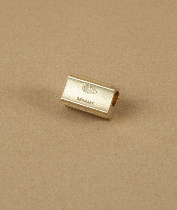 Cast Brass Single Pencil Sharpener