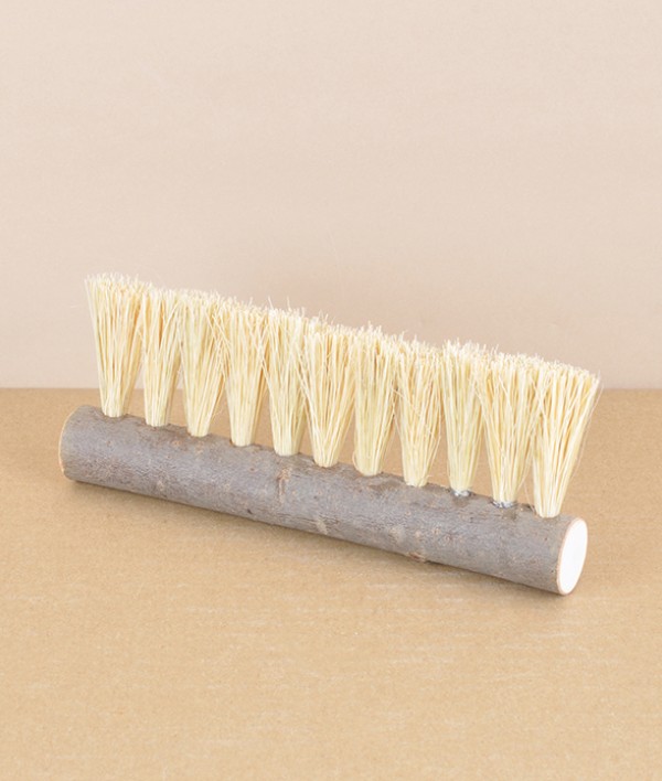 Finnish table brush, willow & tampico