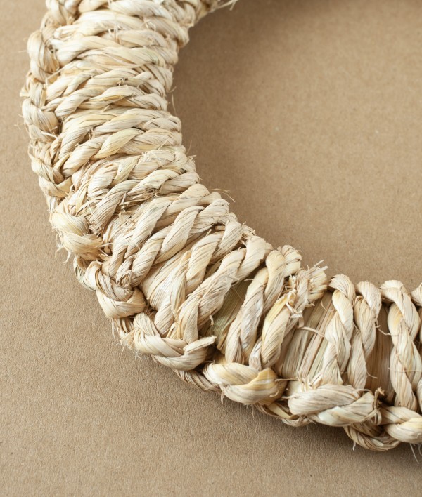 Round Woven Straw Trivet