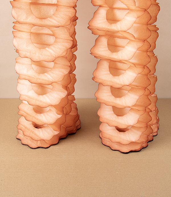 Hand-Dyed Paper Garland, Terracotta, 4 Metres
