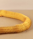 Hand-Dyed Paper Garland, Mustard, 2 Metres