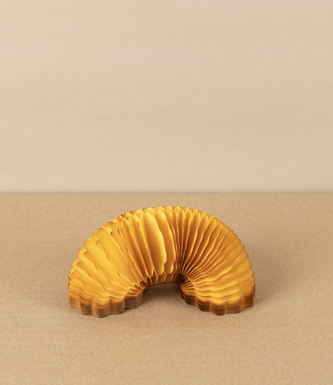 Hand-Dyed Paper Garland, Mustard, 2 Metres