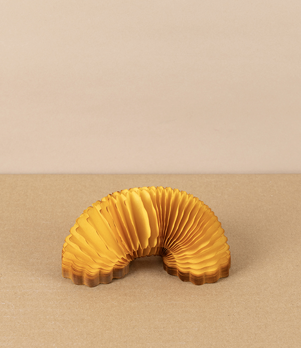 Hand-Dyed Paper Garland, Mustard, 2 Metres