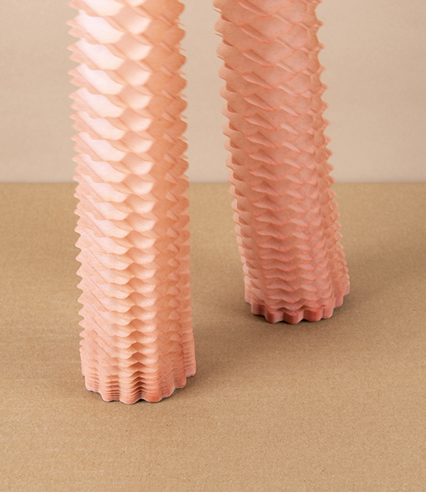 Hand-Dyed Paper Garland, Clay, 2 Metres