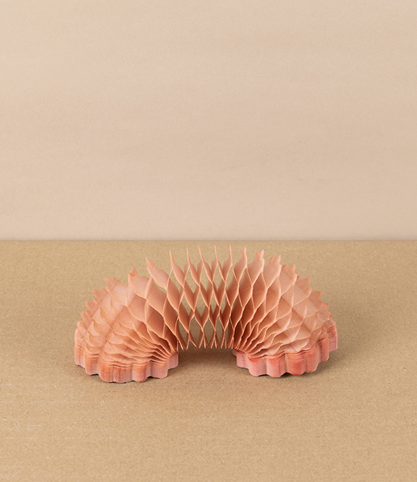 Hand-Dyed Paper Garland, Clay, 2 Metres