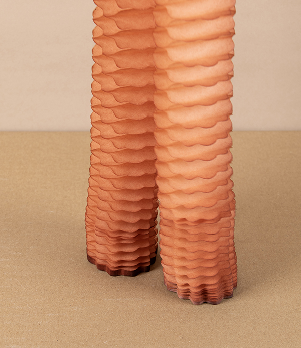 Hand-Dyed Paper Garland, Terracotta, 2 Metres