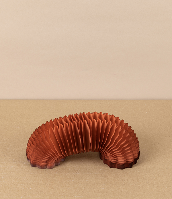 Hand-Dyed Paper Garland, Terracotta, 2 Metres