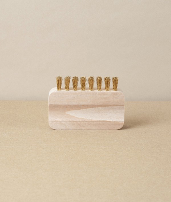 Brass Bristled Suede Cleaning Brush