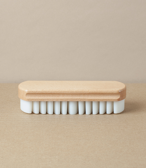Suede Cleaning Brush, Beech & Rubber
