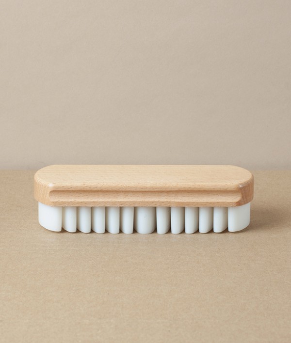 Suede Cleaning Brush, Beech & Rubber