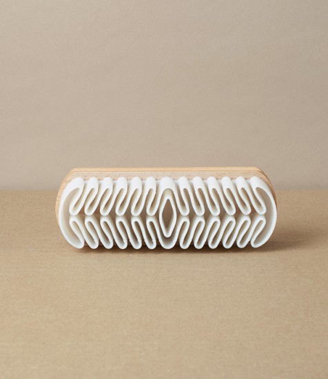 Suede Cleaning Brush, Beech & Rubber