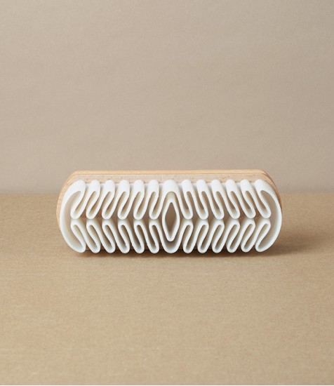 Suede Cleaning Brush, Beech & Rubber