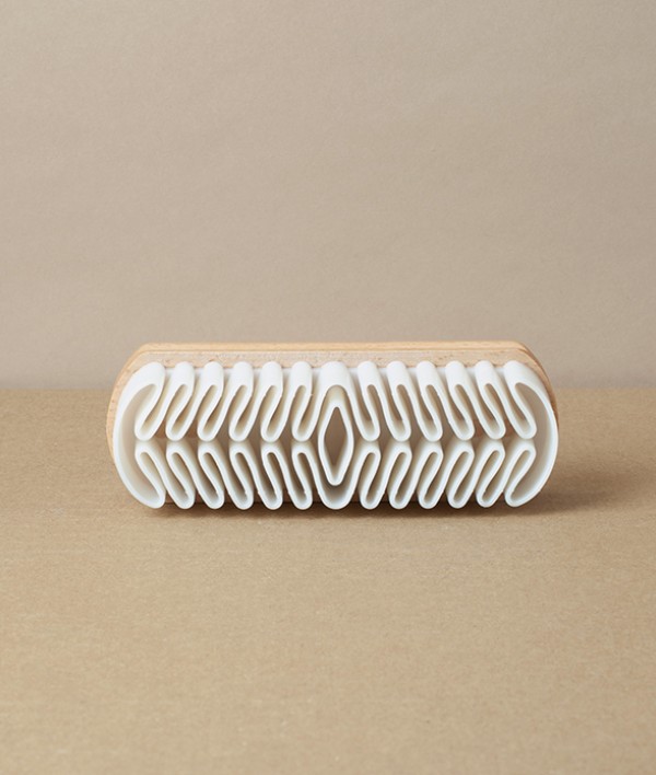 Suede Cleaning Brush, Beech & Rubber