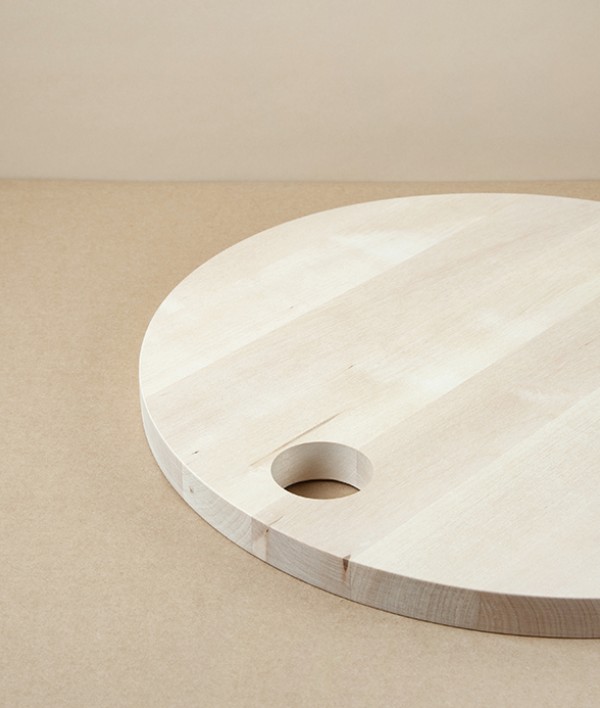 Swedish Birch Cutting Board, Round 