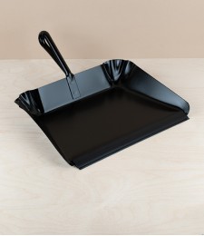 Swedish Crimped Dustpan, Black