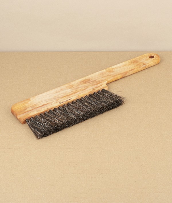 Swedish Flat Table Brush, Oiled Maple & Horse Hair