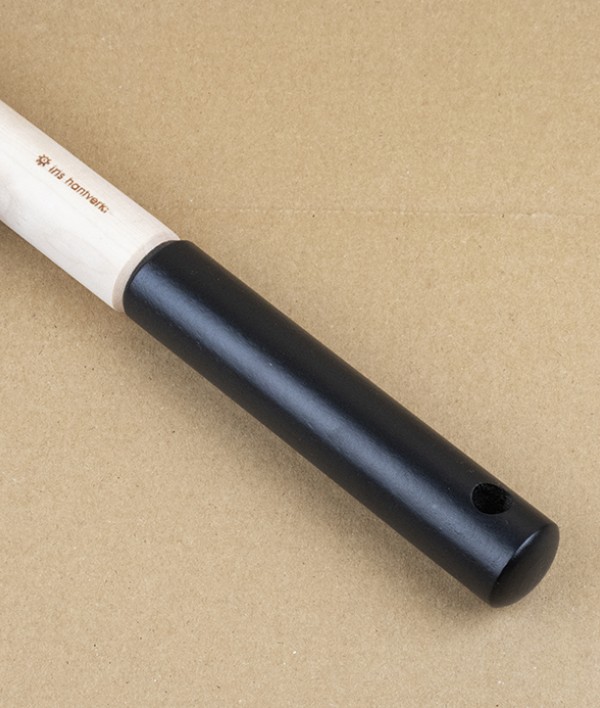 Swedish hand brush, horsehair, black handle