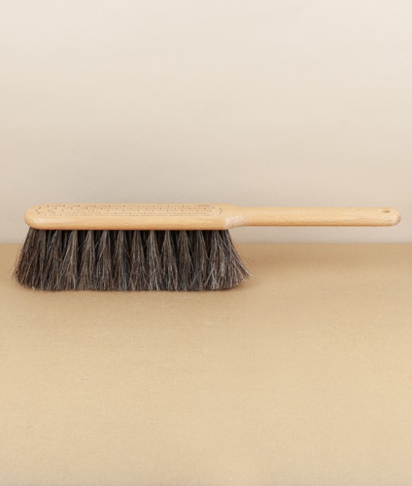 Swedish hand brush, beech & horse hair, large