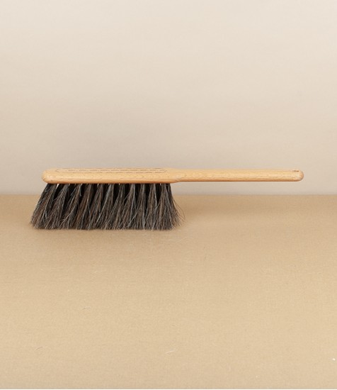 Swedish hand brush, beech & horse hair, small