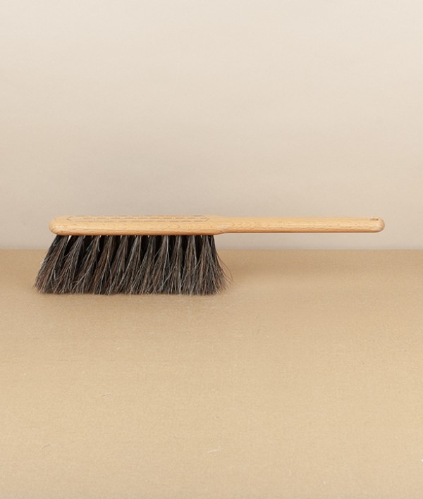 Swedish hand brush, beech & horse hair, small