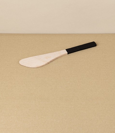 Swedish Wooden Butter Knife with Painted Handle