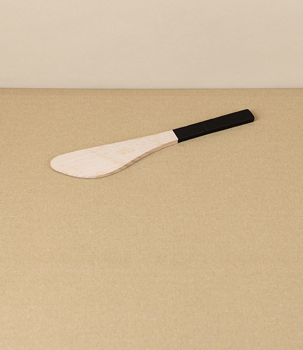 Swedish Wooden Butter Knife with Painted Handle