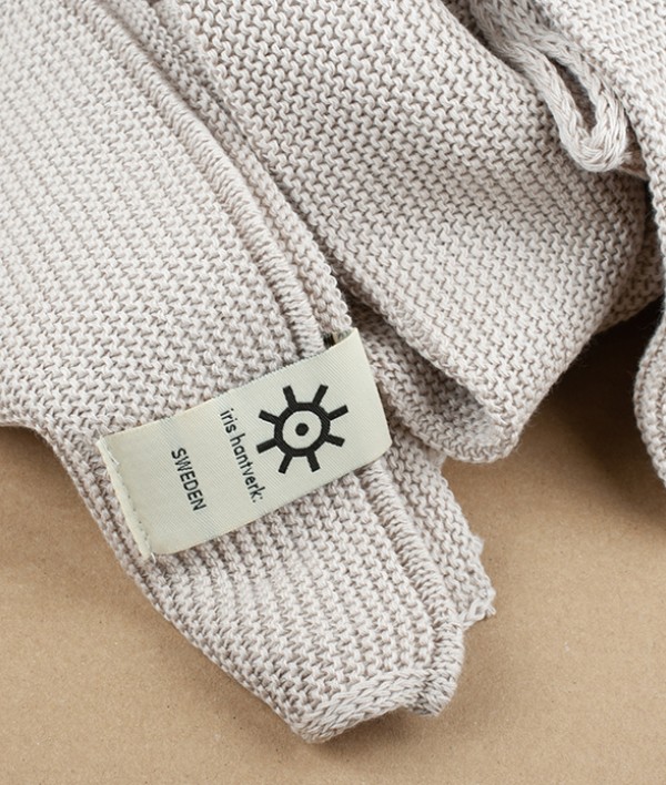 Knitted Organic Cotton Bath Towel, Natural