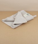 Knitted Organic Cotton Hand-Towel, Natural
