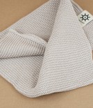Knitted Organic Cotton Hand-Towel, Natural
