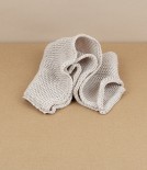 Knitted Organic Cotton Wash-Cloth, Natural