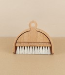 Swedish Table Dustpan & Brush, Oiled Beech