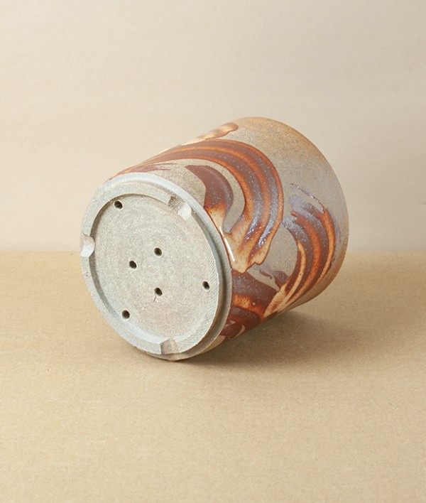 Symy Ong Hand-Thrown Cutlery Drainer, Shino