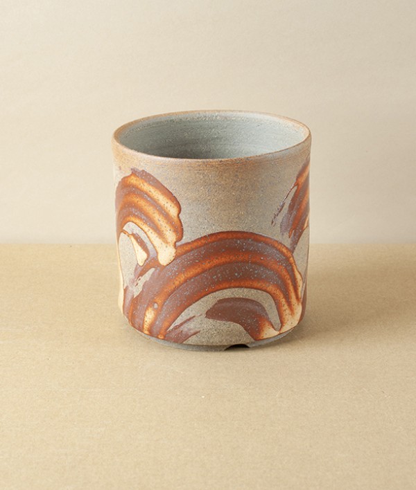 Symy Ong Hand-Thrown Cutlery Drainer, Shino