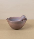Hand-Thrown Grinding Bowl, Deep