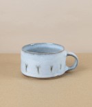 Symy Ong Hand-Thrown Wide Mug, Brushwork