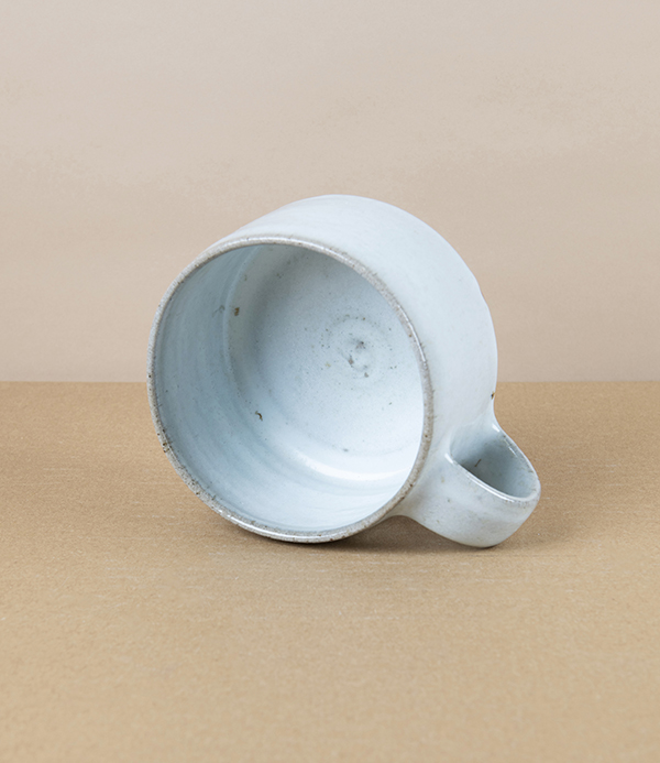 Symy Ong Hand-Thrown Wide Mug, White