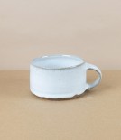 Symy Ong Hand-Thrown Wide Mug, White