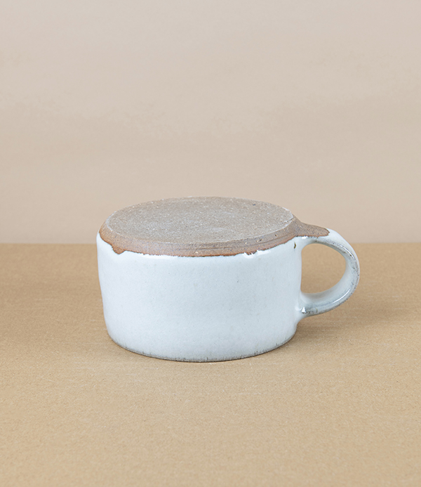 Symy Ong Hand-Thrown Wide Mug, White