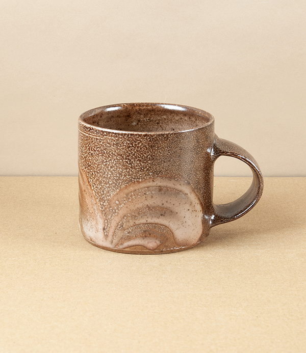 Symy Ong Hand-Thrown Mug, Shino & Salt Glaze