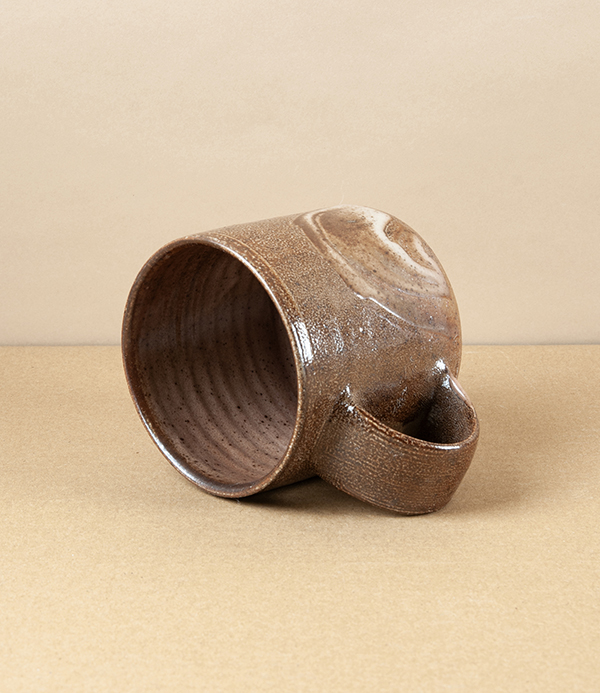 Symy Ong Hand-Thrown Mug, Shino & Salt Glaze