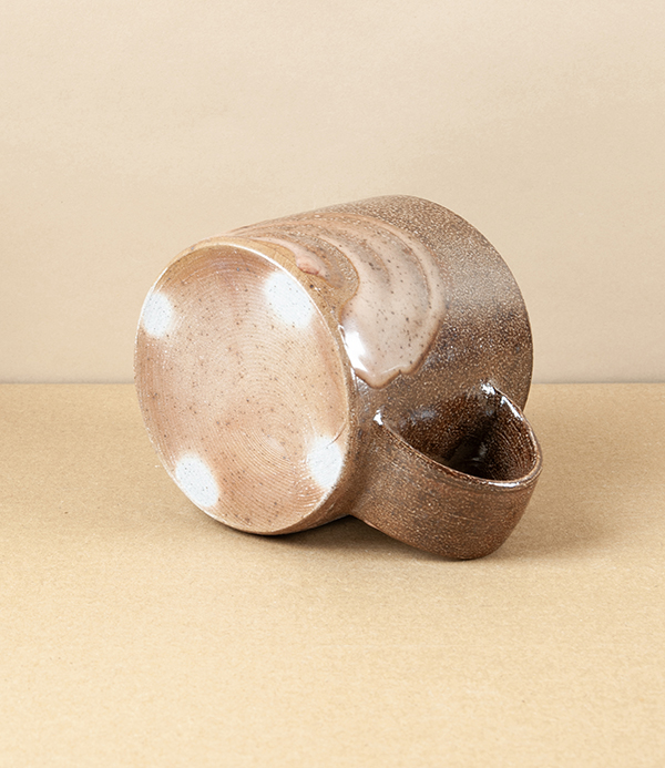 Symy Ong Hand-Thrown Mug, Shino & Salt Glaze