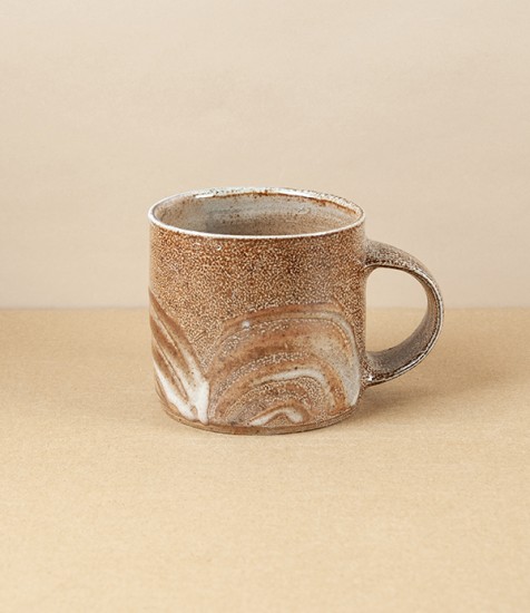 Symy Ong Hand-Thrown Mug, Shino & Salt Glaze