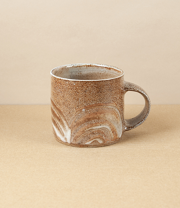 Symy Ong Hand-Thrown Mug, Shino & Salt Glaze