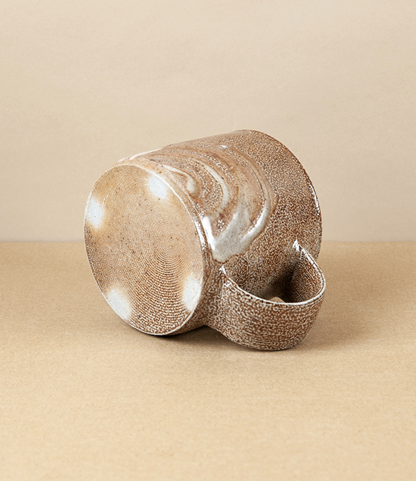 Symy Ong Hand-Thrown Mug, Shino & Salt Glaze