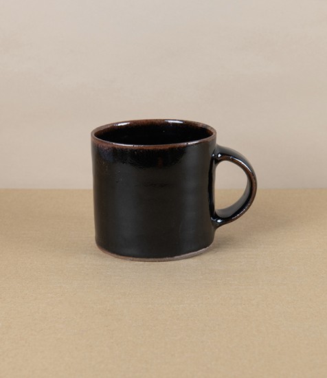 Symy Ong Hand-Thrown Mug, Tenmoku