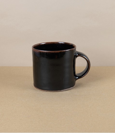 Symy Ong Hand-Thrown Mug, Tenmoku