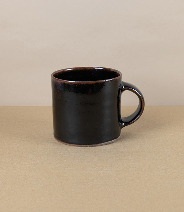 Symy Ong Hand-Thrown Mug, Tenmoku